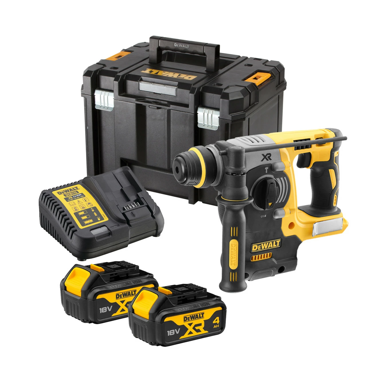 DeWalt DCH273P2 18V XR Brushless SDS+ Rotary Hammer Drill With 2x 4.0Ah Batteries 1 DeWalt DCH273P2 18V XR Brushless SDS+ Rotary Hammer Drill With 2x 4.0Ah Batteries