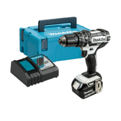 Makita DHP482T1JW 18V Cordless Combi Drill With 1x 5.0Ah Battery (Black & White Edition)
