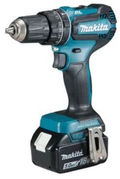 Makita DHP485STX5 18V LXT Brushless Combi Drill With 1x 5.0Ah Battery + 101pc Accessory Kit -Dunelm Sales Store DHP485RTJ 18924.1663685935