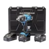 Draper 99251 D20 20V Brushless 1/2" Mid-Torque 400Nm Impact Wrench With 2x 4.0Ah Batteries & Charger