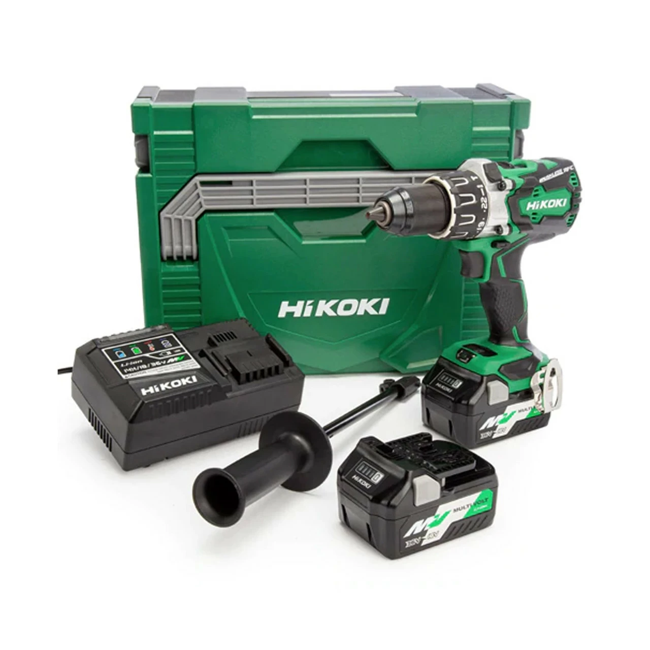 Hikoki DV18DBXL/JRZ 18V Brushless Combi Drill With 2 X Multi-Volt Batteries 1 Hikoki DV18DBXL/JRZ 18V Brushless Combi Drill With 2 X Multi-Volt Batteries