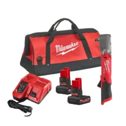 Milwaukee M12 FRAIWF12-502X 12V 1/2" Right Angle Impact Wrench With 2x 5.0Ah Batteries