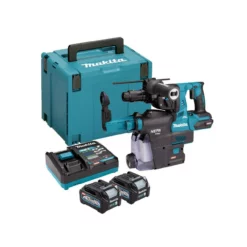Makita HR004GD204 40V Max XGT SDS Plus Brushless Rotary Hammer With 2x 2.5Ah Batteries