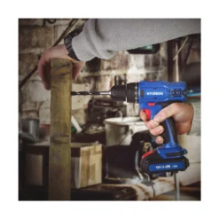 Hyundai HY2175 18V Cordless Drill With 54 Piece Drill Accessory Kit & 1.5Ah Battery -Dunelm Sales Store HY2175 06 50480.1663689888