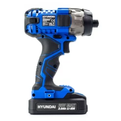 Hyundai HY2177 20V Max 180Nm Cordless Impact Driver With A 32-Piece Drill Bit Accessory Set & 1x 2.0Ah Battery -Dunelm Sales Store HY2177 C 50770.1674224497