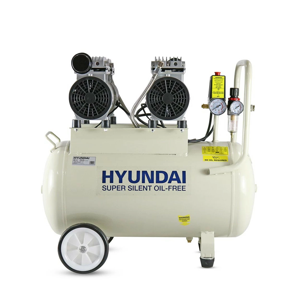 Hyundai HY27550 50 Litre Silenced Air Compressor 3 Hyundai HY27550 50 Litre Silenced Air Compressor - Image 3