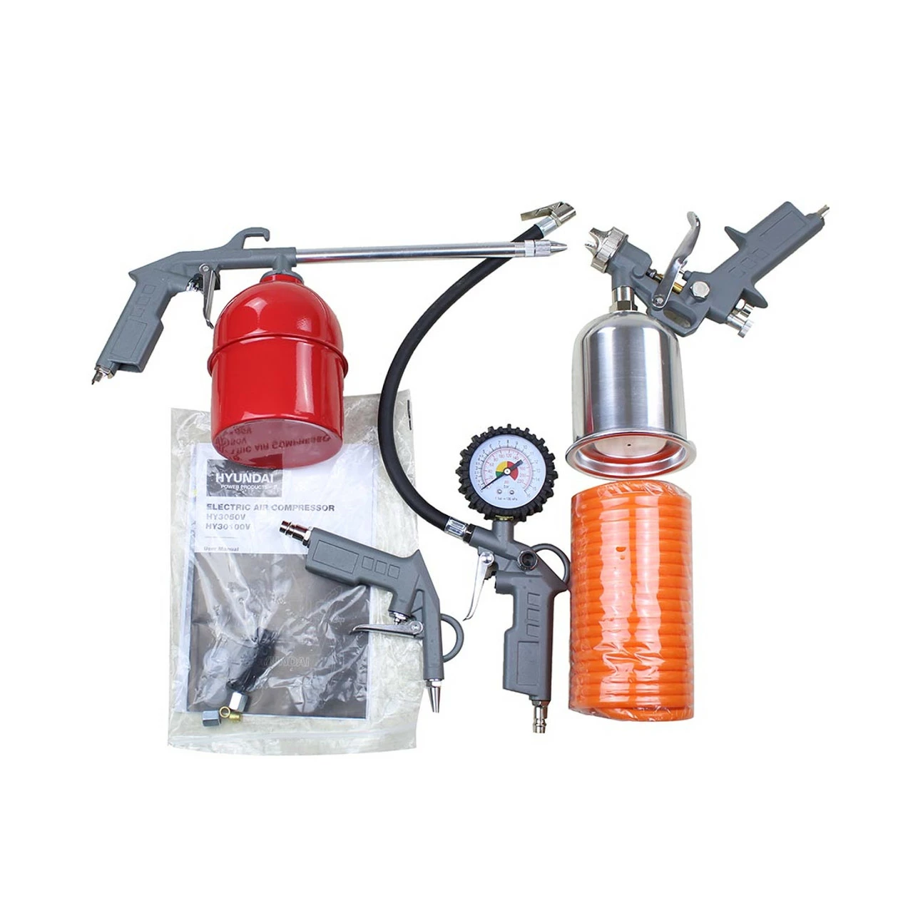 Hyundai HY30100V 100 Litre V-Twin Direct Drive Air Compressor 5 Hyundai HY30100V 100 Litre V-Twin Direct Drive Air Compressor - Image 5