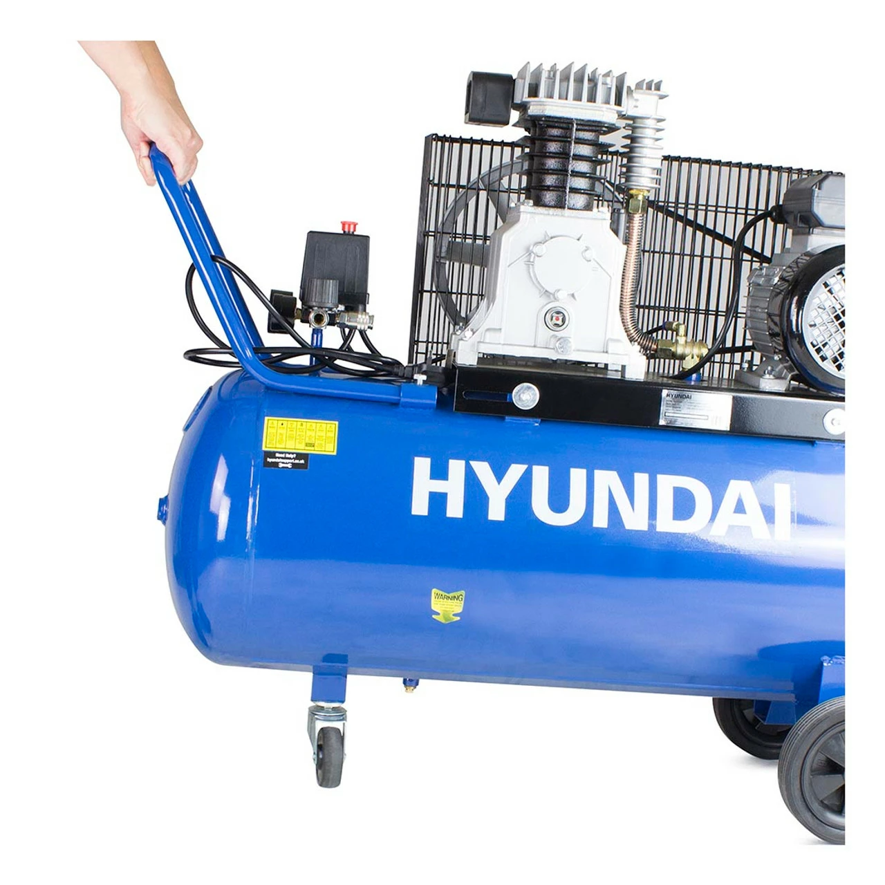 Hyundai HY3100P 100 Litre Belt Drive Air Compressor 10 Hyundai HY3100P 100 Litre Belt Drive Air Compressor - Image 10