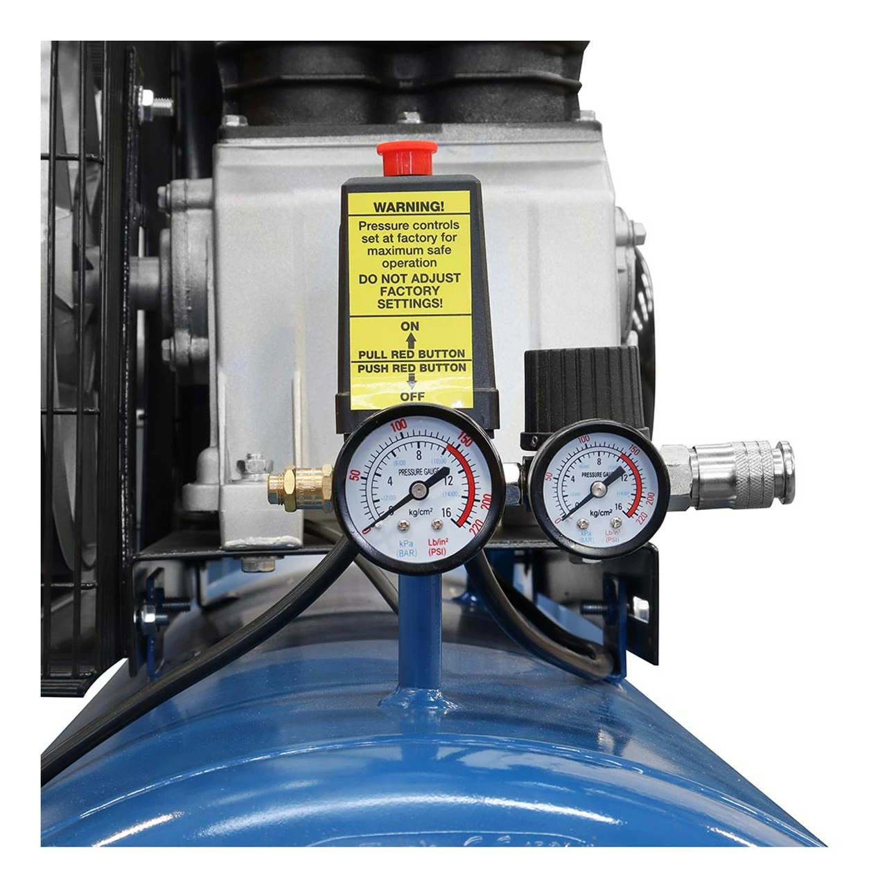 Hyundai HY3200S 200L Floor-Mounted Belt Drive Air Compressor 3hp 230V 10 Hyundai HY3200S 200L Floor-Mounted Belt Drive Air Compressor 3hp 230V - Image 10