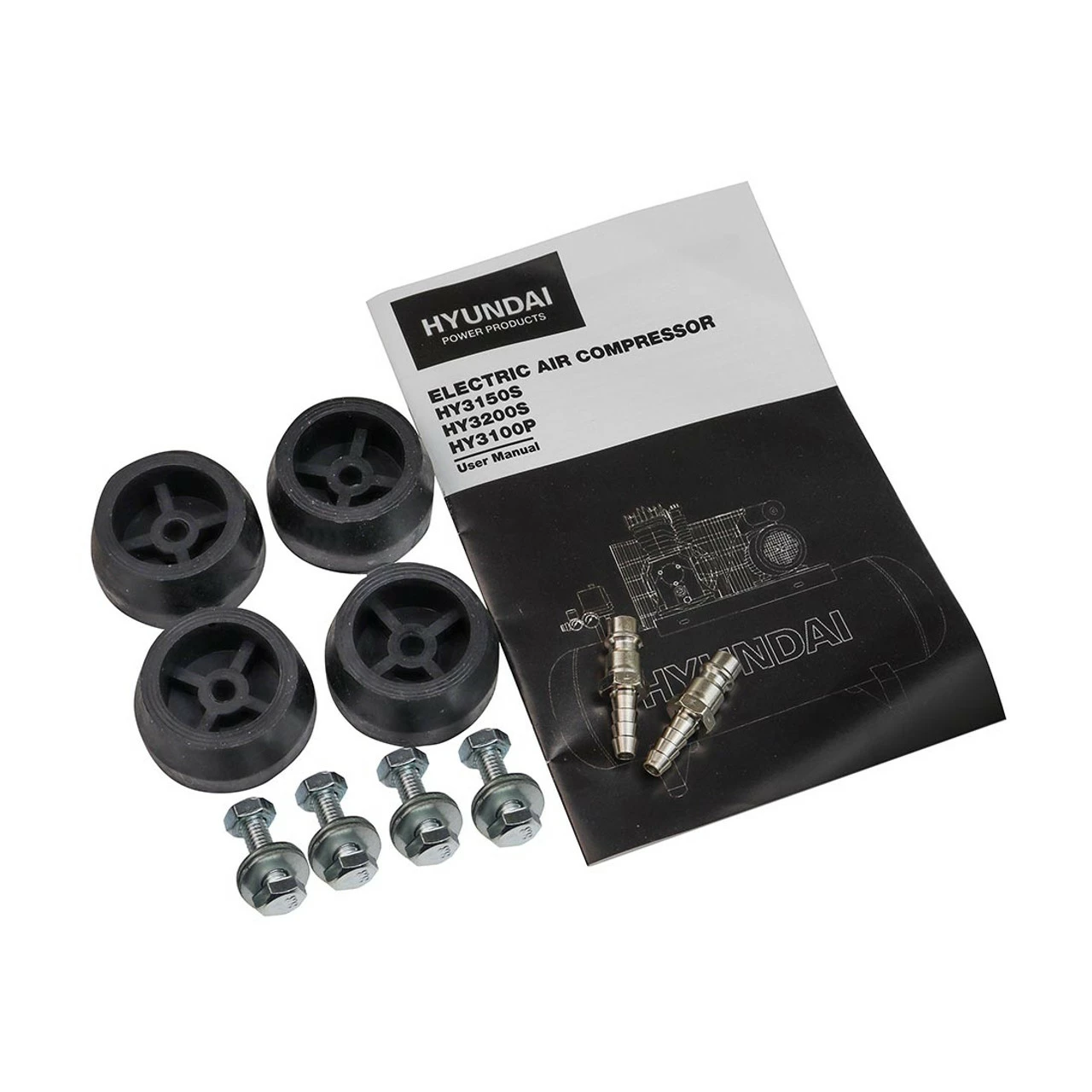 Hyundai HY3200S 200L Floor-Mounted Belt Drive Air Compressor 3hp 230V 5 Hyundai HY3200S 200L Floor-Mounted Belt Drive Air Compressor 3hp 230V - Image 5