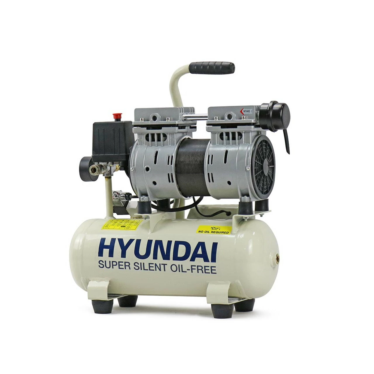 Hyundai HY5508 8 Litre Silenced Air Compressor 1 Hyundai HY5508 8 Litre Silenced Air Compressor