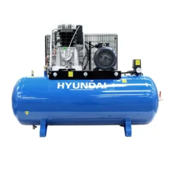 Hyundai HY55200-3 200L 3-Phase Floor-Mounted Belt Drive Compressor 5.5hp 400V -Dunelm Sales Store HY55200 3 01 69966.1663689431