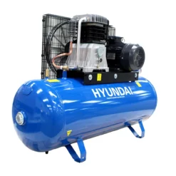 Hyundai HY55200-3 200L 3-Phase Floor-Mounted Belt Drive Compressor 5.5hp 400V -Dunelm Sales Store HY55200 3 MAIN IMAGE 92030.1663689431