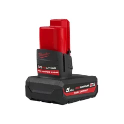 Milwaukee M12 FRAIWF12-501X 12V 1/2" Right Angle Impact Wrench With 1x 5.0Ah Battery -Dunelm Sales Store M12 B5 20744.1676980067