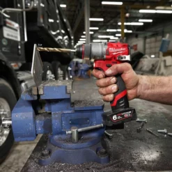 Milwaukee M12 FPD2-602X FUEL Sub Compact Percussion Drill With 2x 6.0Ah Batteries -Dunelm Sales Store M12 FPD2 602X G 20212.1676292607