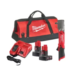 Milwaukee M12 FRAIWF12-402X 12V 1/2" Right Angle Impact Wrench With 2x 4.0Ah Batteries