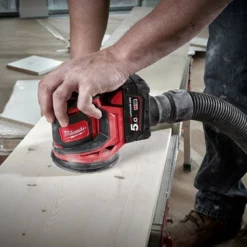 Milwaukee M18 BOS125-0 18V 125mm Random Orbital Sander (Body Only) -Dunelm Sales Store M18 BOS125 0 31412.1663684249