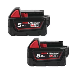 Milwaukee M18 ONEID2-502X Fuel One-Key 1/4" Hex Impact Driver With 2x 5.0Ah Batteries -Dunelm Sales Store M185AH 88936.1663686113