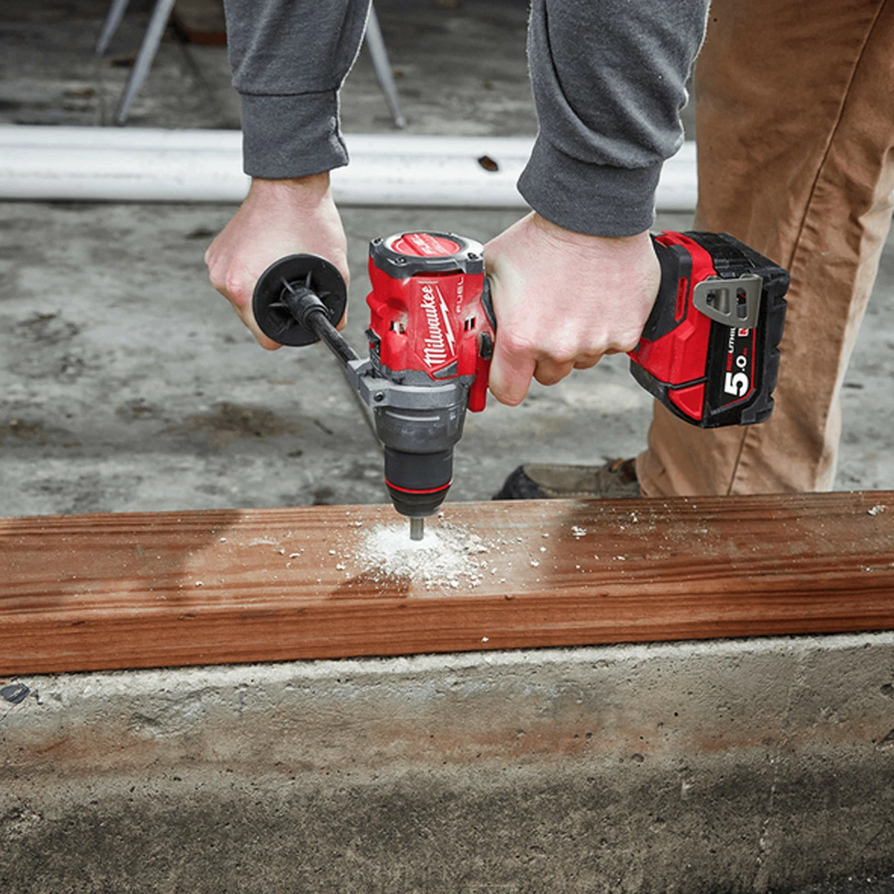 Milwaukee M18 FPD3-501X 18V FUEL™ Percussion Drill With 1x 5.0Ah Battery 9 Milwaukee M18 FPD3-501X 18V FUEL™ Percussion Drill With 1x 5.0Ah Battery - Image 9
