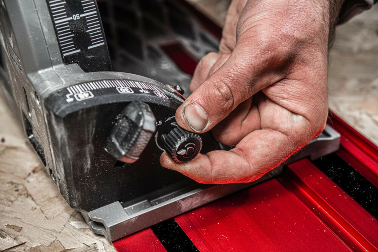 Milwaukee M18 FPS55-552P 18V FUEL™ 55mm Brushless Plunge Saw With 2x 5.5Ah Batteries 6 Milwaukee M18 FPS55-552P 18V FUEL™ 55mm Brushless Plunge Saw With 2x 5.5Ah Batteries - Image 6