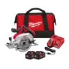 Milwaukee M18 HD18CS-552X 18V 165mm Circular Saw With 2x 5.5Ah Batteries