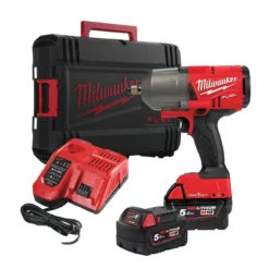 Milwaukee M18 ONEFHIWF12-502X 18V Fuel ONE-KEY Brushless 1/2" Impact Wrench Kit With Friction Ring & 2x 5.0Ah Batteries