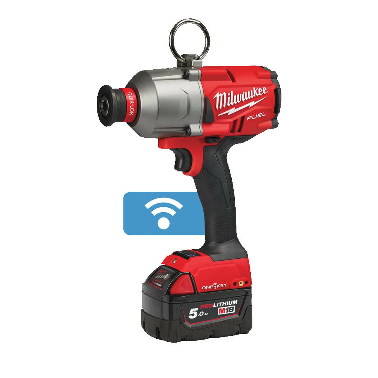 Milwaukee M18 ONEFHIWH716-502X 18V FUEL™ 7/16″ High Torque Impact Wrench With 2x 5.0Ah Batteries 2 Milwaukee M18 ONEFHIWH716-502X 18V FUEL™ 7/16″ High Torque Impact Wrench With 2x 5.0Ah Batteries - Image 2