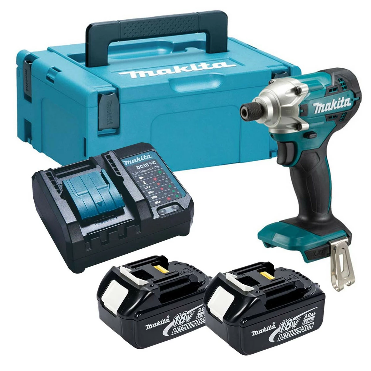 Makita DTD156 18V LXT Cordless Impact Driver With 2x 3.0Ah Batteries 1 Makita DTD156 18V LXT Cordless Impact Driver With 2x 3.0Ah Batteries