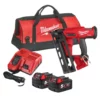 Milwaukee M18 FN16GA-502X 18V Fuel 16 Ga Angled Second Fix Finish Nailer With 2x 5.0Ah Batteries