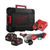 Milwaukee M18 ONEFSAG115XPDB-802X 18V Cordless One-Key 115mm Angle Grinder With 2x 8.0Ah Batteries