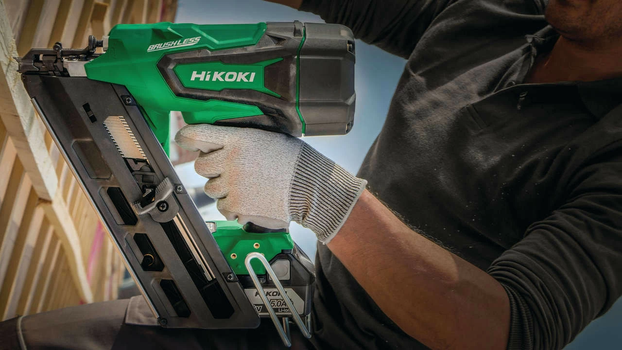 Hikoki NR1890DC/JPZ 18V Cordless First Fix Nail Gun With 2x 5.0Ah Batteries 5 Hikoki NR1890DC/JPZ 18V Cordless First Fix Nail Gun With 2x 5.0Ah Batteries - Image 5