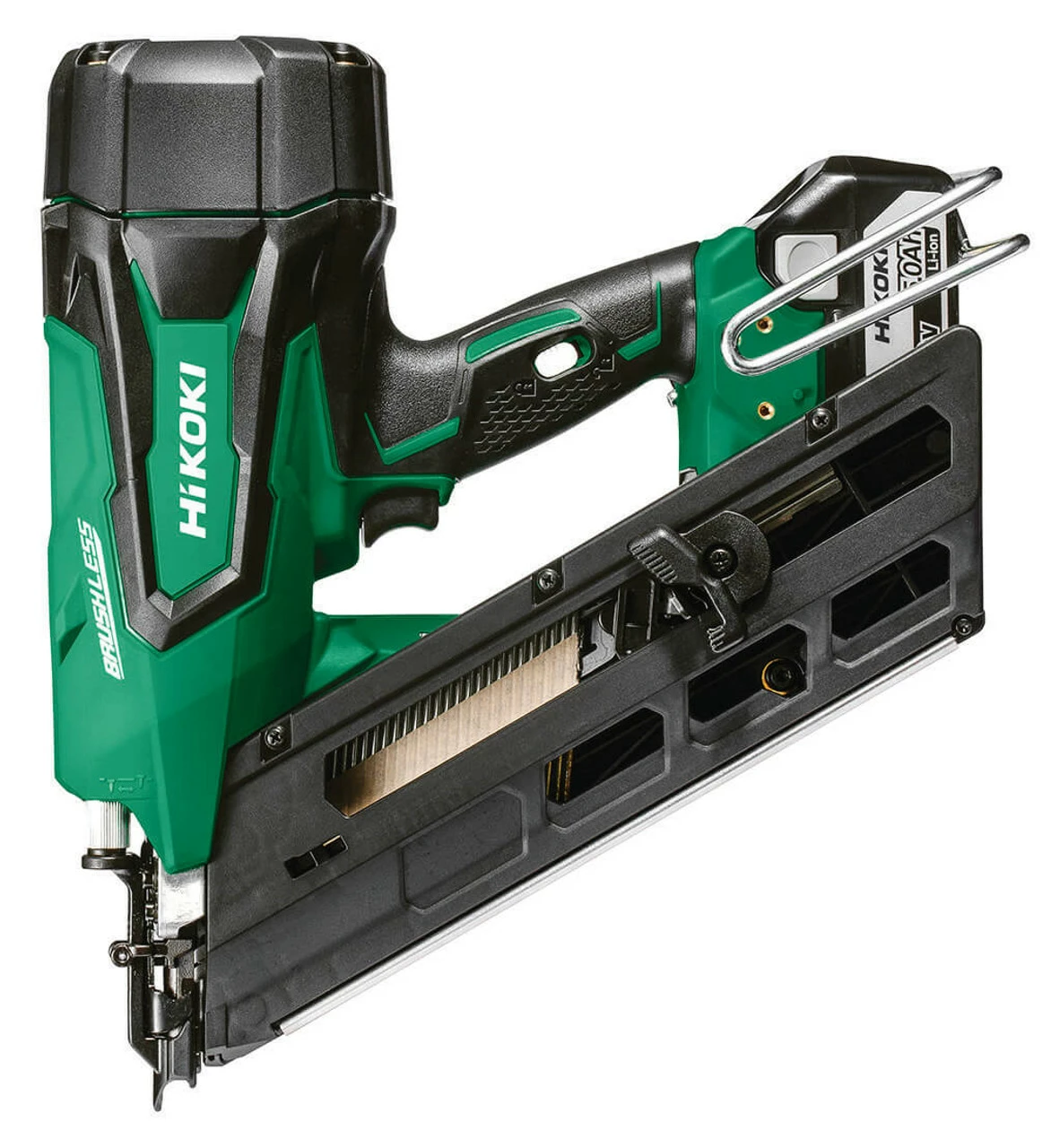 Hikoki NR1890DC/JPZ 18V Cordless First Fix Nail Gun With 2x 5.0Ah Batteries 4 Hikoki NR1890DC/JPZ 18V Cordless First Fix Nail Gun With 2x 5.0Ah Batteries - Image 4