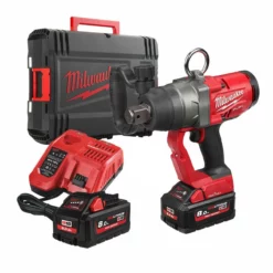 Milwaukee M18 ONEFHIWF1-802X 18V Fuel One-Key 1" High Torque Impact Wrench With 2x 8.0Ah Batteries