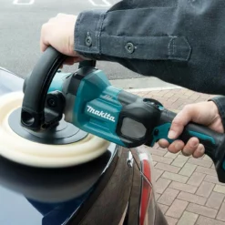 Makita PV001GD201 40V Max XGT Brushless 180mm Polisher With 2x 2.5Ah Batteries -Dunelm Sales Store PV001GD201 E 34498.1670579632