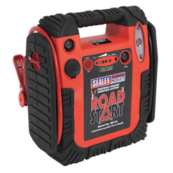 Sealey RS132 RoadStart® Emergency Jump Starter With Air Compressor 12V 900 Peak Amps