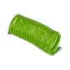 Sealey SA335G PE Coiled Air Hose 5m X 5mm With 1/4"BSP Unions - Green