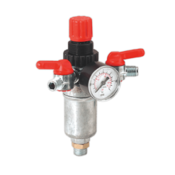 Sealey SA4FR/38 Air Filter/Regulator 3/8"BSP Male - 1/4"BSP Male