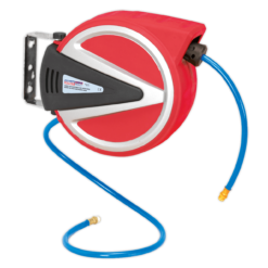 Sealey SA814 Retractable Air Hose Reel 15m 8mm ID - PU Hose