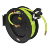 Sealey SA841HV Retractable Air Hose Metal Reel 15m Ø10mm ID High Visibility TPR Hose