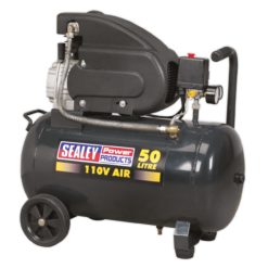 Sealey SAC5020E110V Compressor 50L Direct Drive 2hp 110V