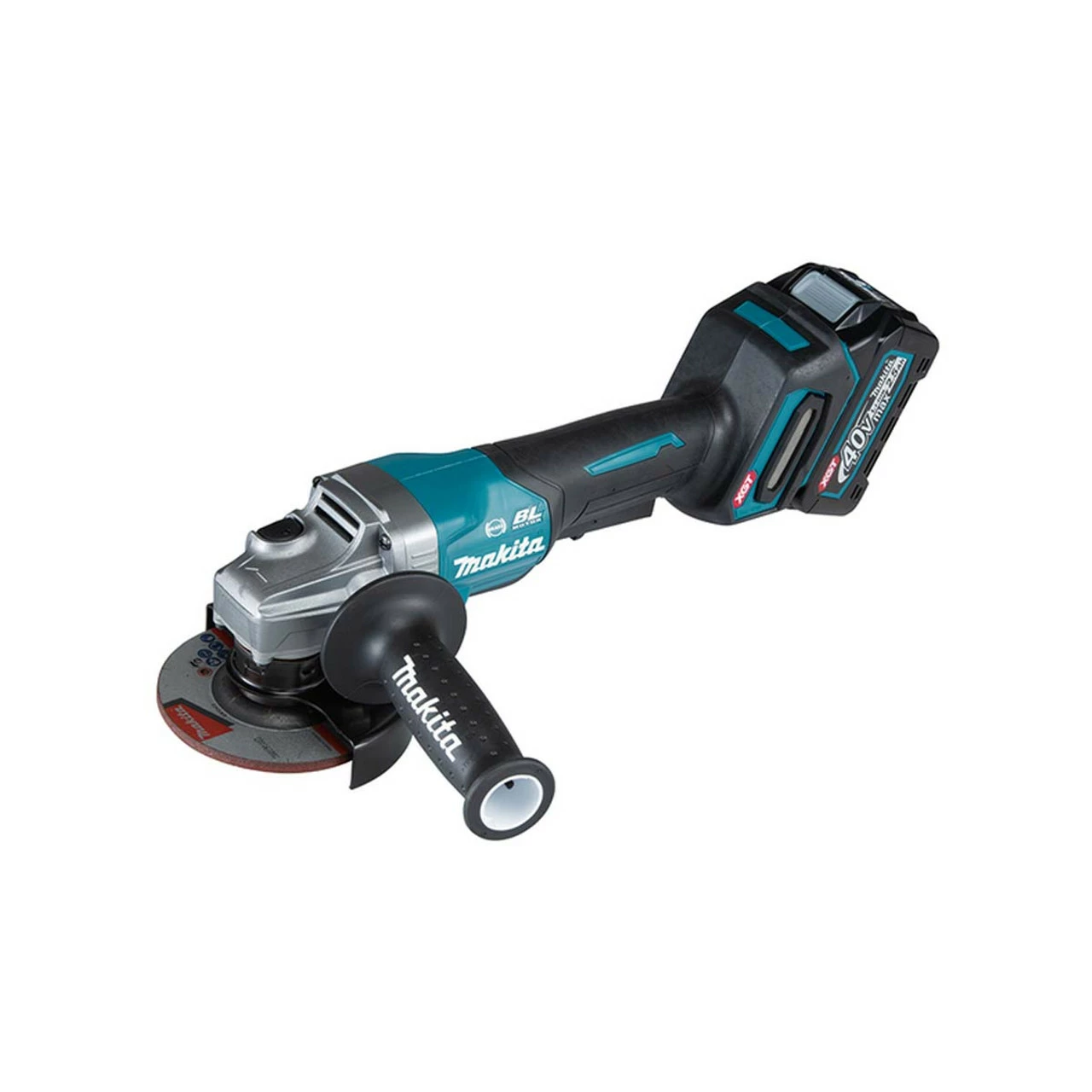 Makita GA012GD201 40V Max XGT Brushless 115mm Paddle-Switch Angle Grinder With 2x 2.5Ah Batteries 3 Makita GA012GD201 40V Max XGT Brushless 115mm Paddle-Switch Angle Grinder With 2x 2.5Ah Batteries - Image 3