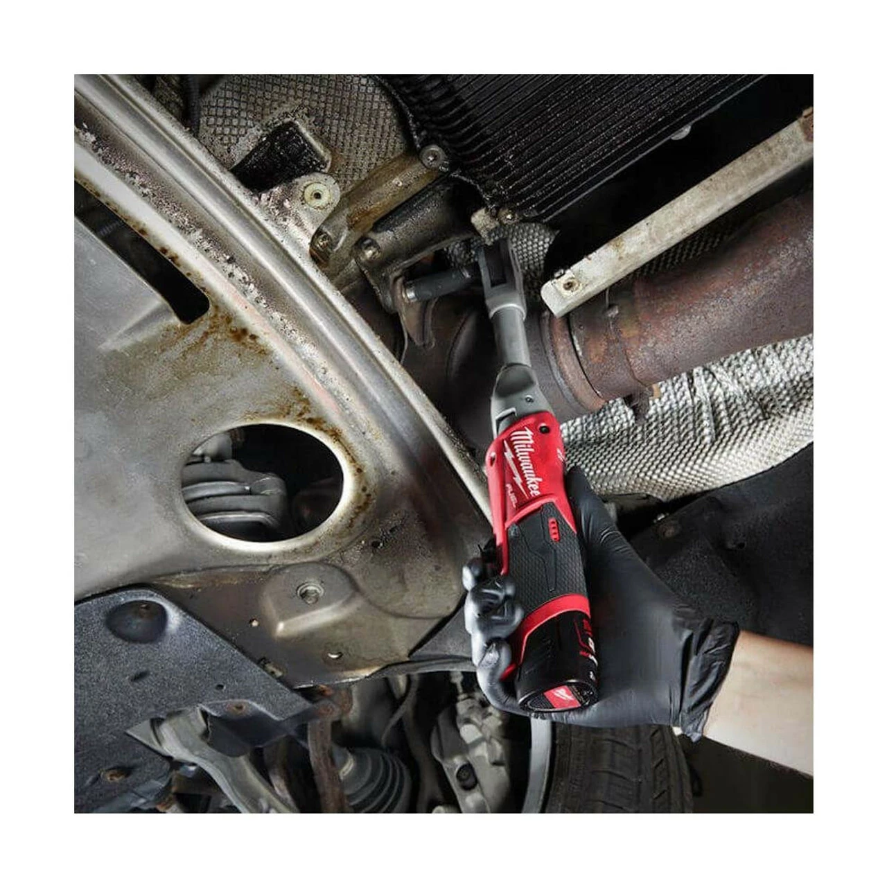 Milwaukee M12 FIR38LR-0 Fuel 12V 3/8" Extended Reach Ratchet 7 Milwaukee M12 FIR38LR-0 Fuel 12V 3/8" Extended Reach Ratchet - Image 7