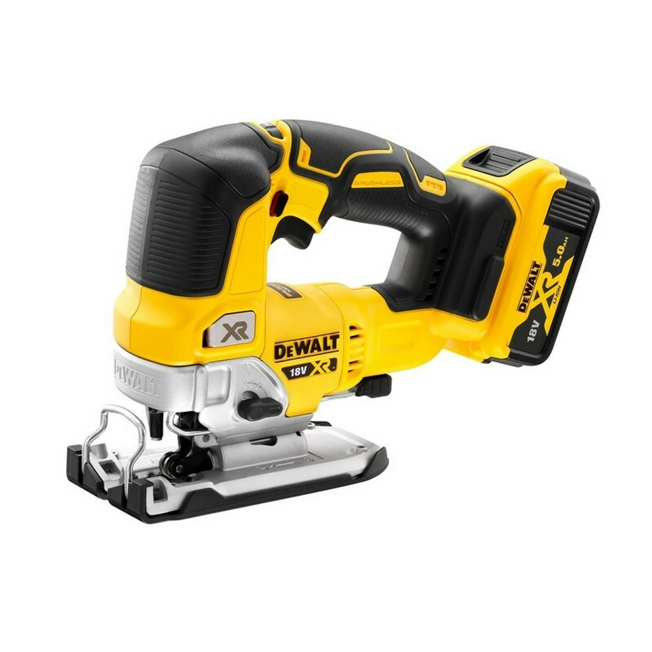 DeWalt DCS334P1 18V Brushless Jigsaw With 1x 5.0Ah Batteries 2 DeWalt DCS334P1 18V Brushless Jigsaw With 1x 5.0Ah Batteries - Image 2