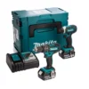 Makita DLX2131TJ 18V LXT Combi Drill & Impact Driver Twin Kit With 2x 5.0Ah Batteries