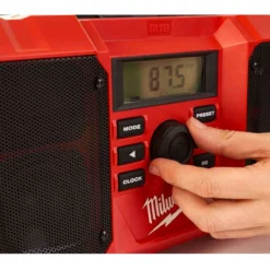 Milwaukee M18 JSR-0 Jobsite Radio 18V/240V (Body Only) -Dunelm Sales Store vwee 77543.1663684166